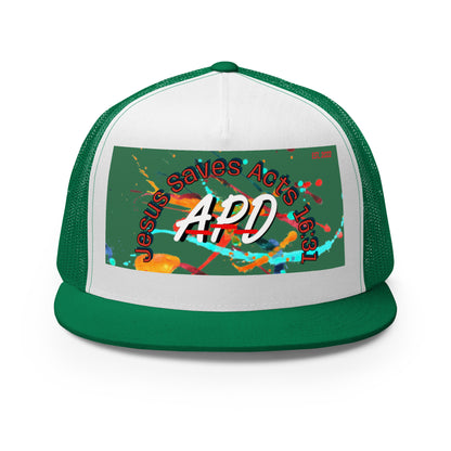 APD Jesus Saves Trucker Cap