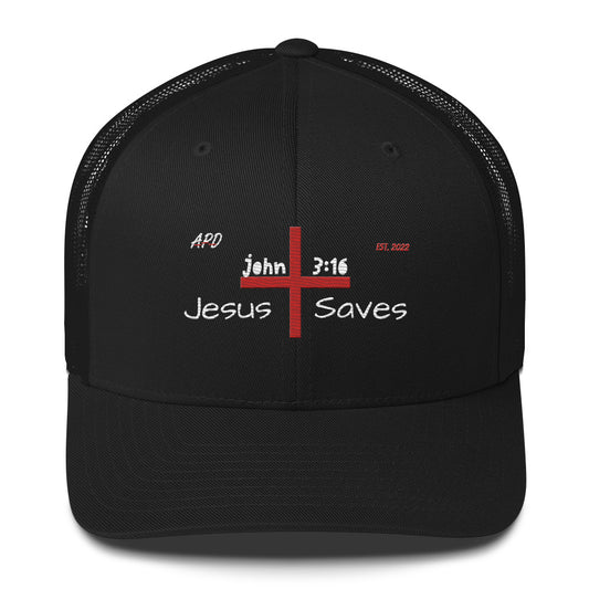 APD Jesus Saves Trucker Cap