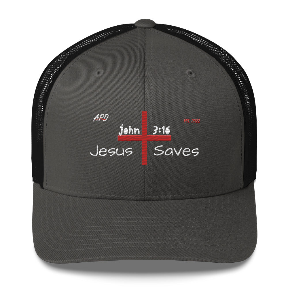 APD Jesus Saves Trucker Cap