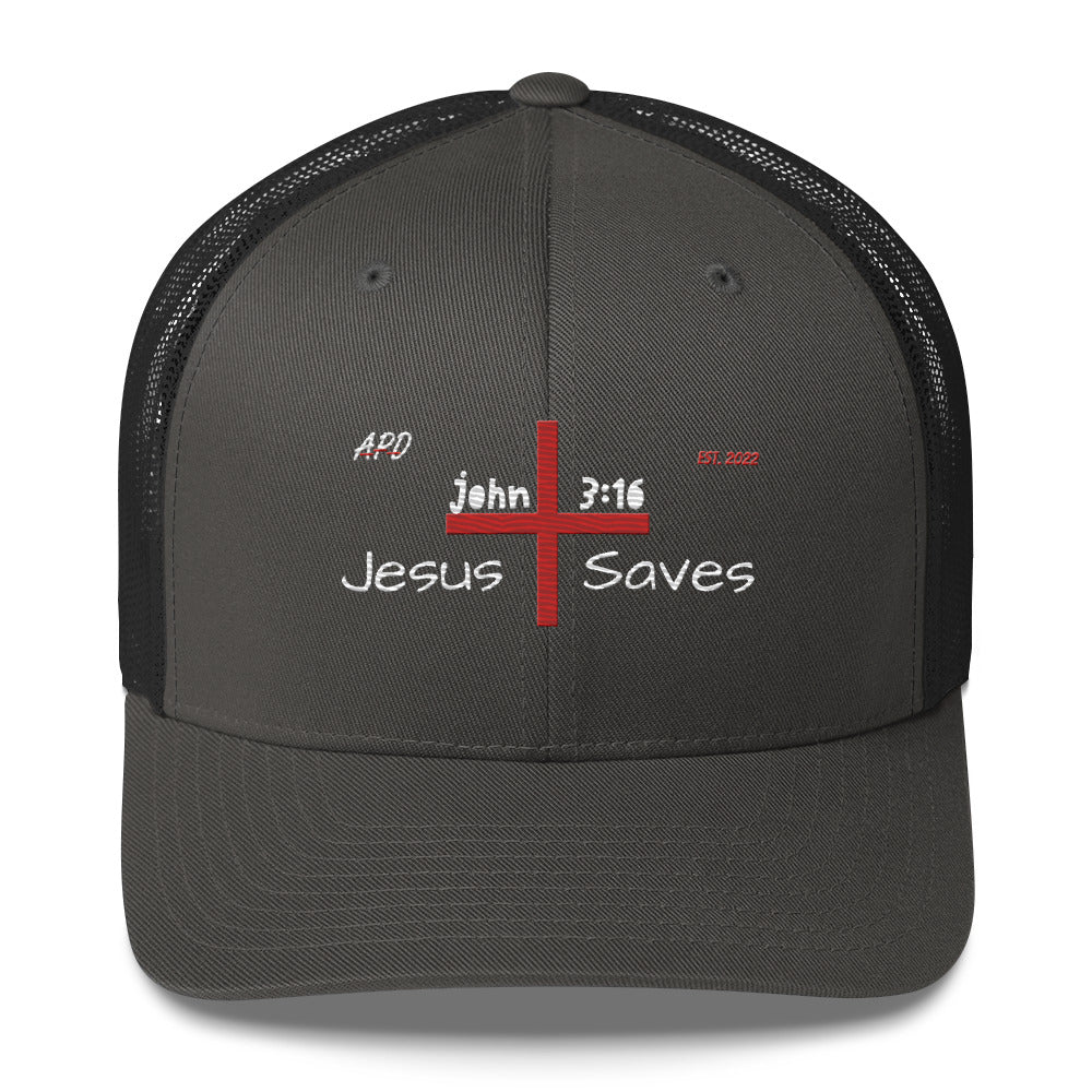 APD Jesus Saves Trucker Cap