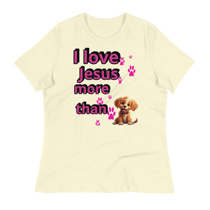 APD I Love Jesus More Than Short Sleeve Tee