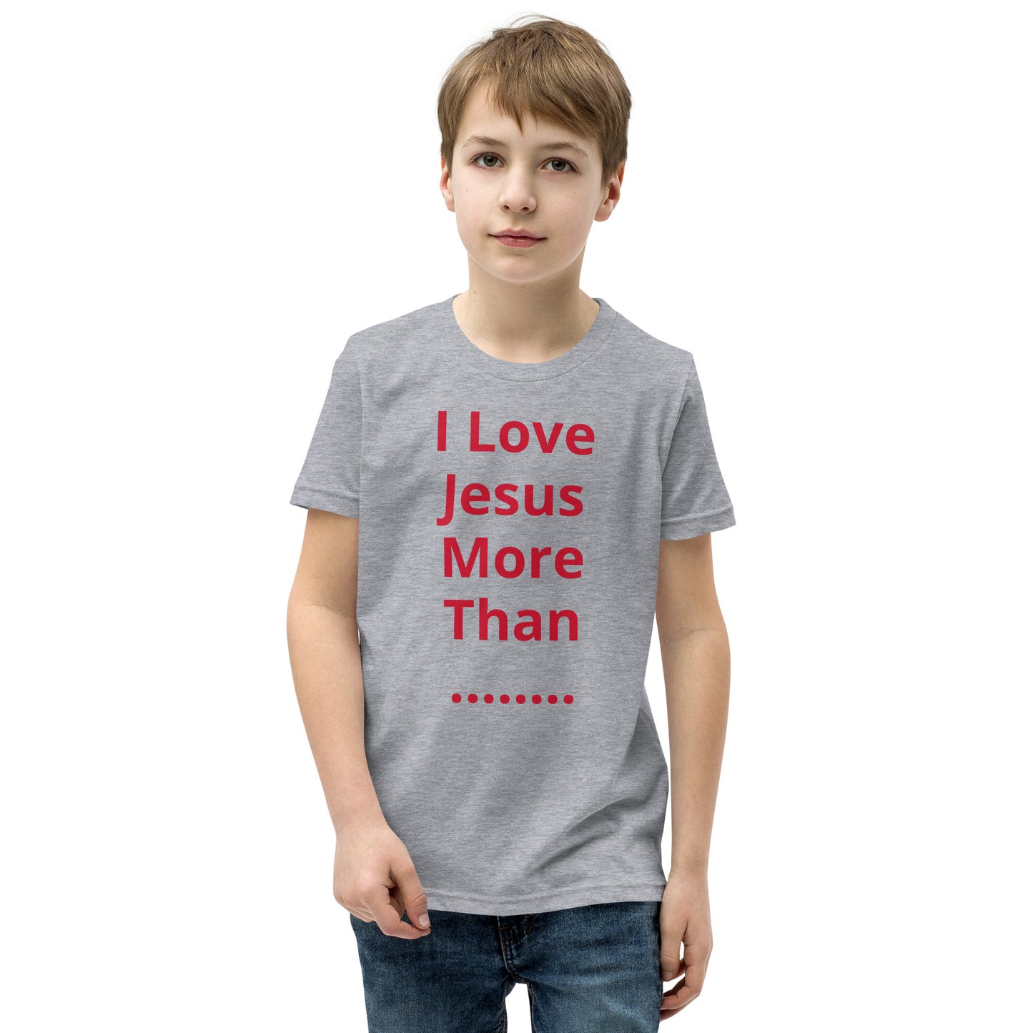 APD I Love Jesus More Than Short Sleeve T-Shirt