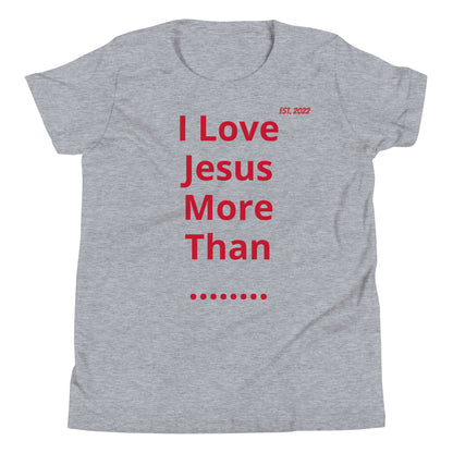 APD I Love Jesus More Than Short Sleeve Tee