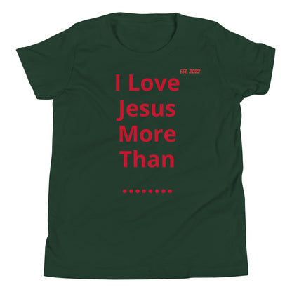 APD I Love Jesus More Than Short Sleeve Tee