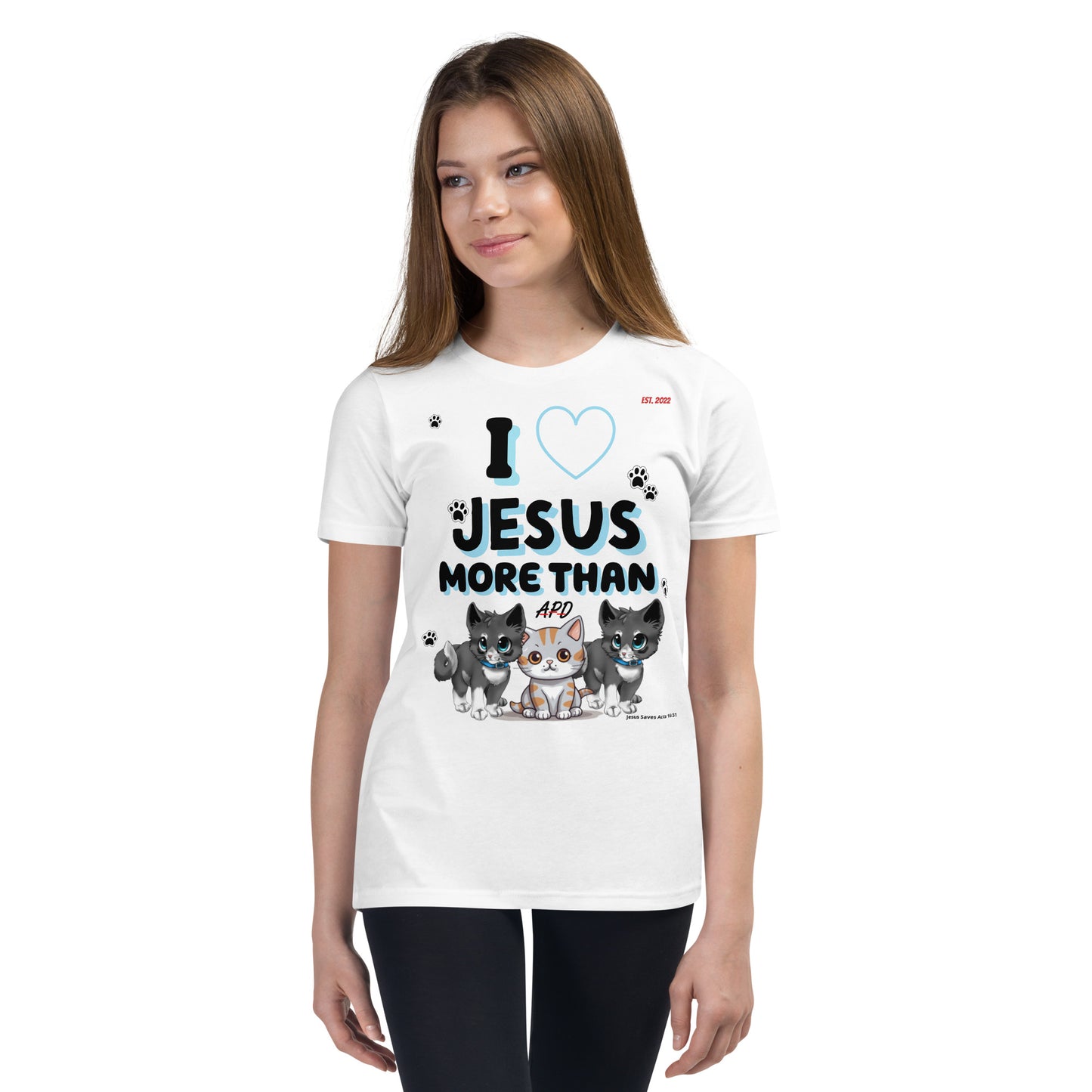 APD I Love Jesus More Than Short Sleeve Tee