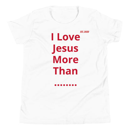 APD I Love Jesus More Than Short Sleeve Tee