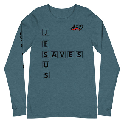 APD Jesus Saves Long Sleeve Tee