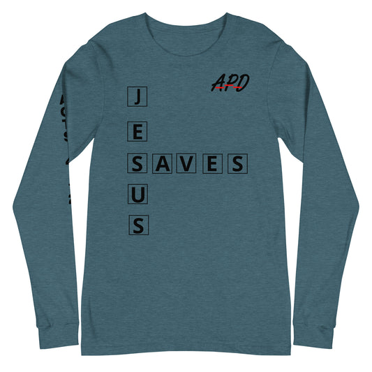 APD Jesus Saves Long Sleeve Tee