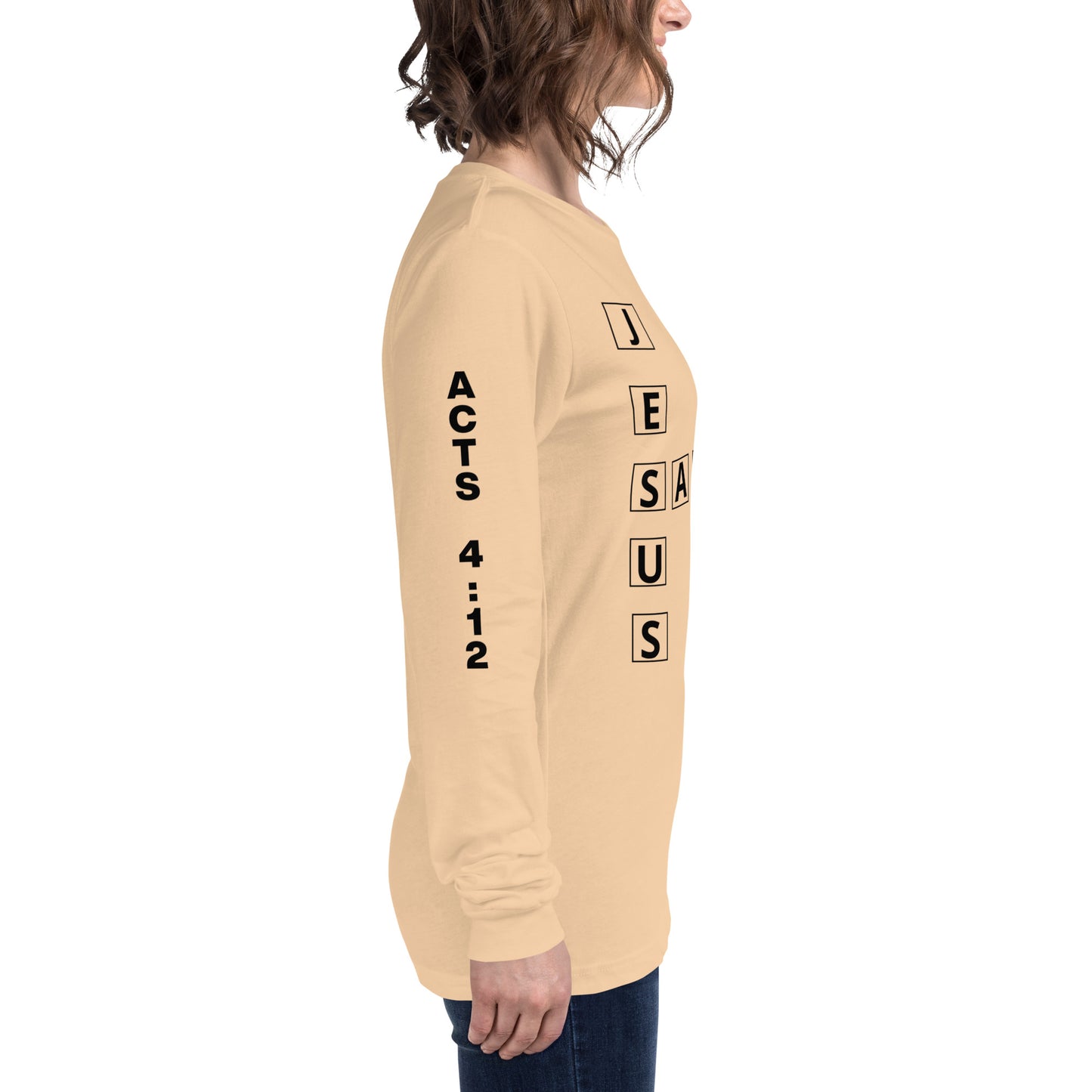 APD Jesus Saves Long Sleeve Tee