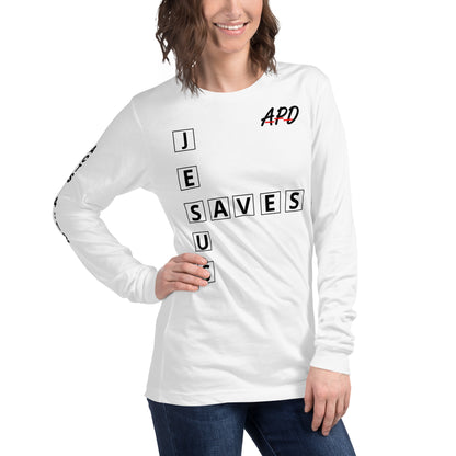 APD Jesus Saves Long Sleeve Tee